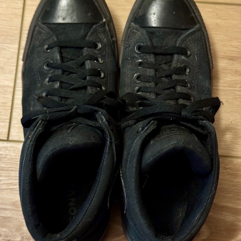 Black Converse High-Top Sneakers